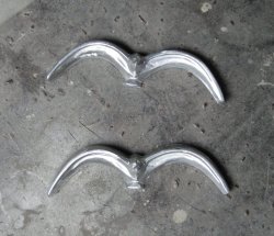 2.カモメの鋳造(アルミ鋳物)